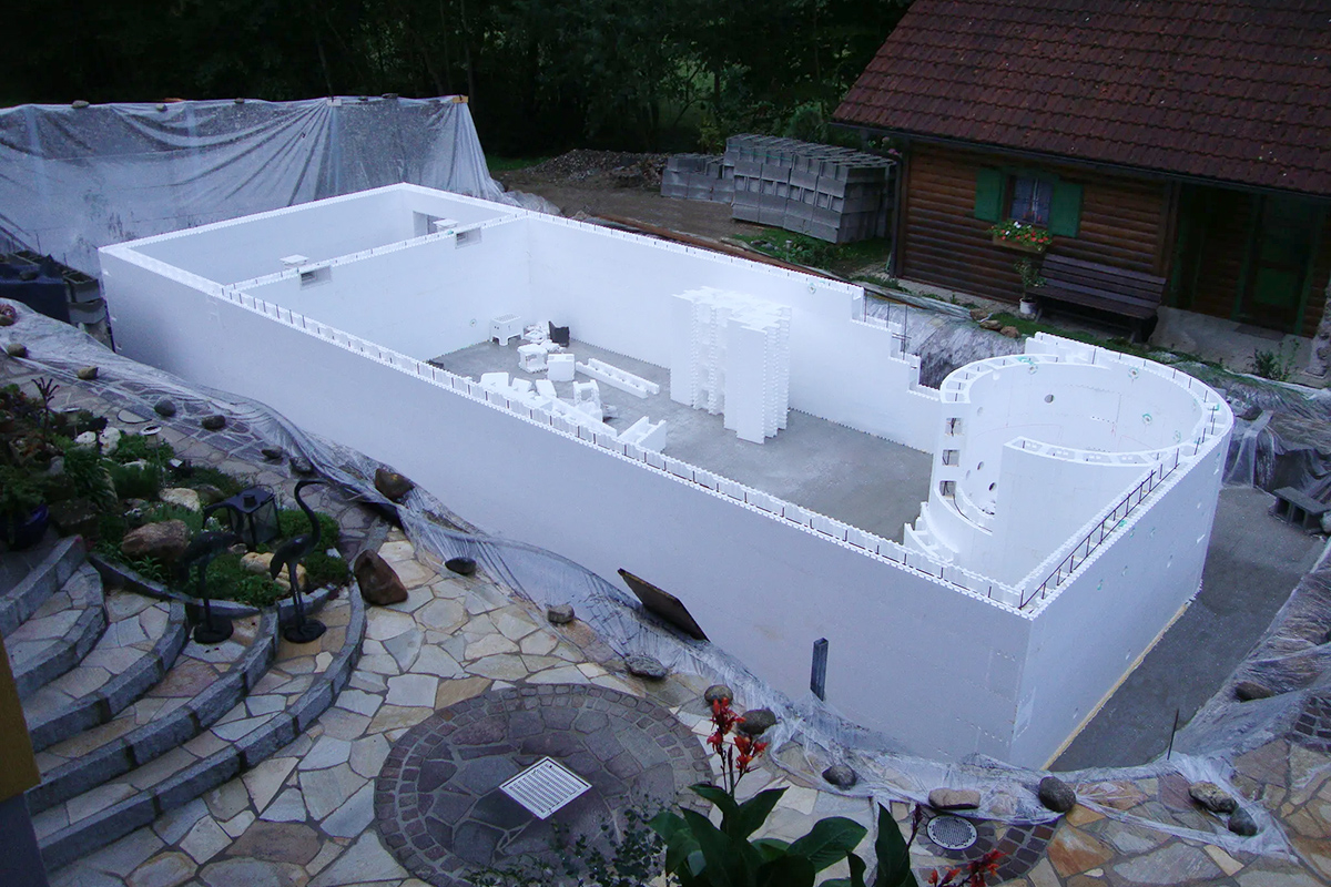 Poolschmiede Styroporbecken