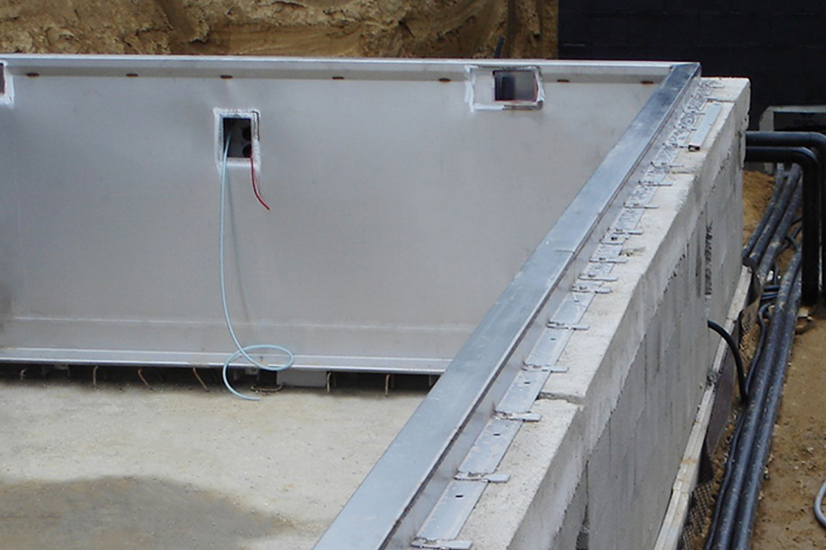 Poolschmiede Edelstahlbecken Swimmingpool